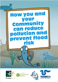 How You and Your Community Can Reduce Pollution and Prevent Flood Risk