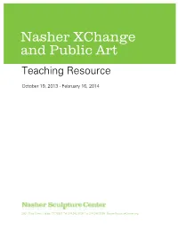 Nasher Xchange and Public