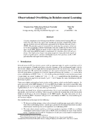 Observational Overfitting in Reinforcement Learning