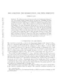 Sign Variation, the Grassmannian, and Total Positivity 3