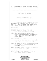 Transcript of the December 14, 2010 IACC Meeting