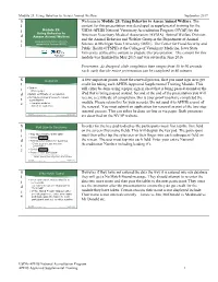 Using Behavior to Assess Animal Welfare. the Content for This