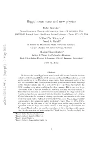 Higgs Boson Mass and New Physics Arxiv:1205.2893V1
