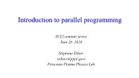 Introduction to Parallel Programming