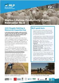 Merino Lifetime Productivity Project Newsletter No.8