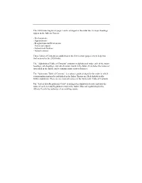 The 2020 Index Begins on Page 1 and Is Arranged in the Order the Six Major Headings Appear in the Alberta Gazette