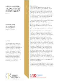 An Overview of the Smart Cities Mission in India
