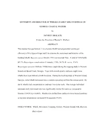 Behavior and Movement of Whelks