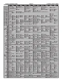 Sunday Morning Grid 10/22/17 Latimes.Com/Tv Times