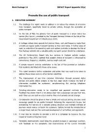 Appendix. 25 (A) Public Transport