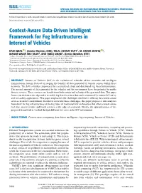 Context-Aware Data-Driven Intelligent Framework for Fog Infrastructures in Internet of Vehicles