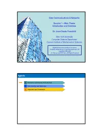 Data Communications & Networks Session 1