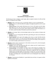 DP/FLEX Strategies for Coaches