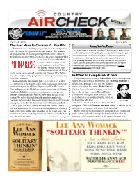 Issue 136 the Ears Have It: Country Vs