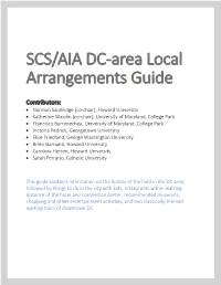 Local Arrangements Guide for 2020