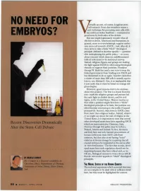 No Need for Embryos?