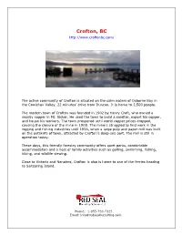 Crofton, BC, Canada | Red Seal Recruiting