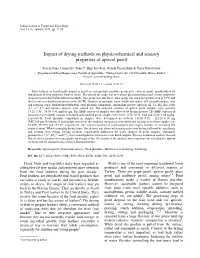 Impact of Drying Methods on Physicochemical and Sensory Properties of Apricot Pestil