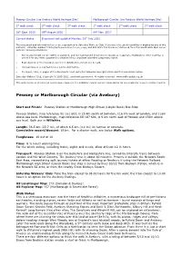 Pewsey Or Marlborough Circular (Via Avebury)