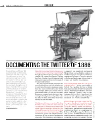 Print Magazine: February 2012 Documenting the Twitter of 1886
