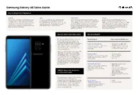 Samsung Galaxy A8 Sales Guide