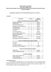 1 Bursa Technical University 2019-2020 Academic Year