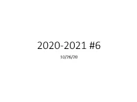 2020-2021 #6 10/26/20 Part I: the Creed (Chapter 5)