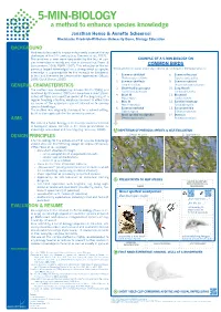 A Method to Enhance Species Knowledge NAME ILLUSTRATIONS