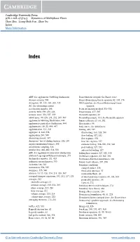 Cambridge University Press 978-1-108-47374-3 — Dynamics of Multiphase Flows Chao Zhu , Liang-Shih Fan , Zhao Yu Index More Information
