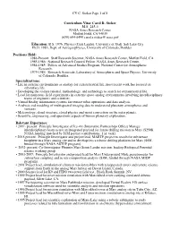 CV C. Stoker Page 1 of 8