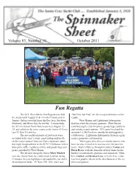 Spinnaker Sheet 2011-10
