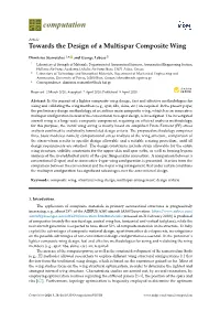 Towards the Design of a Multispar Composite Wing