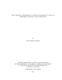 Virtualization Techniques to Enable Transparent Access to Peripheral Devices Across Networks