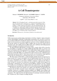 A Cell Transterpreter