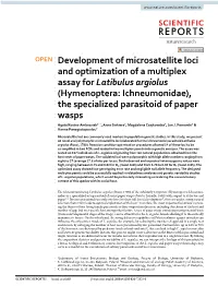 Development of Microsatellite Loci and Optimization of a Multiplex Assay