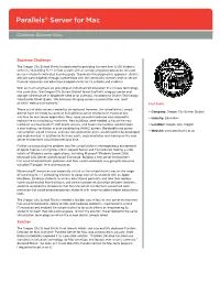 Parallels® Server for Mac