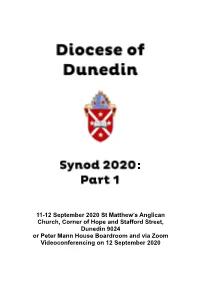 Report on Social Justice Issues from Ecumenical Southland Group for Diocesan Synod 2007