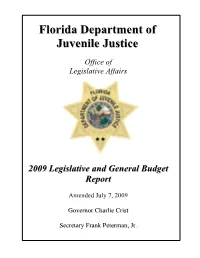 2009 Legislative Wrap-Up Report