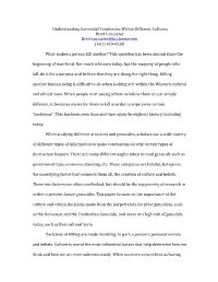 Brett Lancaster, Understanding Genocidal Tendencies Within