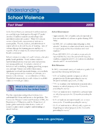 School Violence Fact Sheet.Pmd