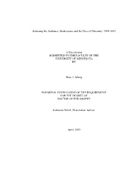Shakespeare and the Uses of Obscurity, 1594-1601 A