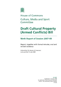 Armed Conflicts) Bill