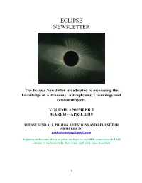 Eclipse Newsletter