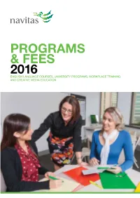 Programs & Fees 2016