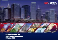 PT Lippo Karawaci Tbk 2Q21 Results Presentation 3 August 2021 Shareholder Structure