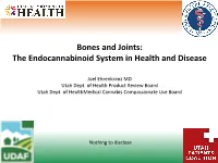 The Endocannabinoid System in Health and Disease