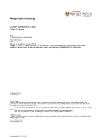 Aberystwyth University Civilian Specialists At