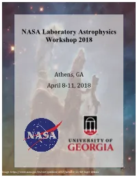 NASA Laboratory Astrophysics Workshop 2018
