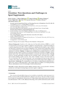 Octodrine: New Questions and Challenges in Sport Supplements
