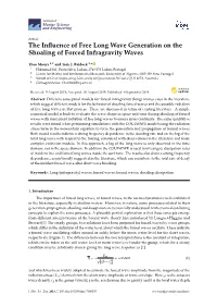 The Influence of Free Long Wave Generation on the Shoaling Of